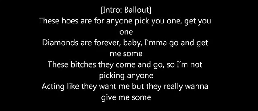 Chief Keef Ft. Ballout - Diamonds For Everyone (Lyrics On Screen) HD-1080p