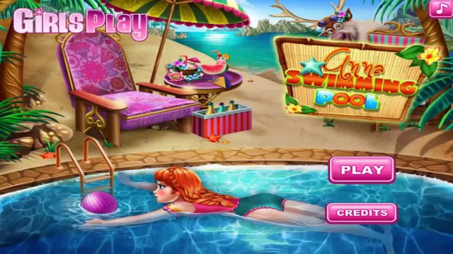 ▐ ╠╣Đ▐►Frozen games - Frozen Princess Anna Swimming Pool Game