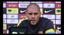 Valdés habló sobre su futuro en el Camp Nou