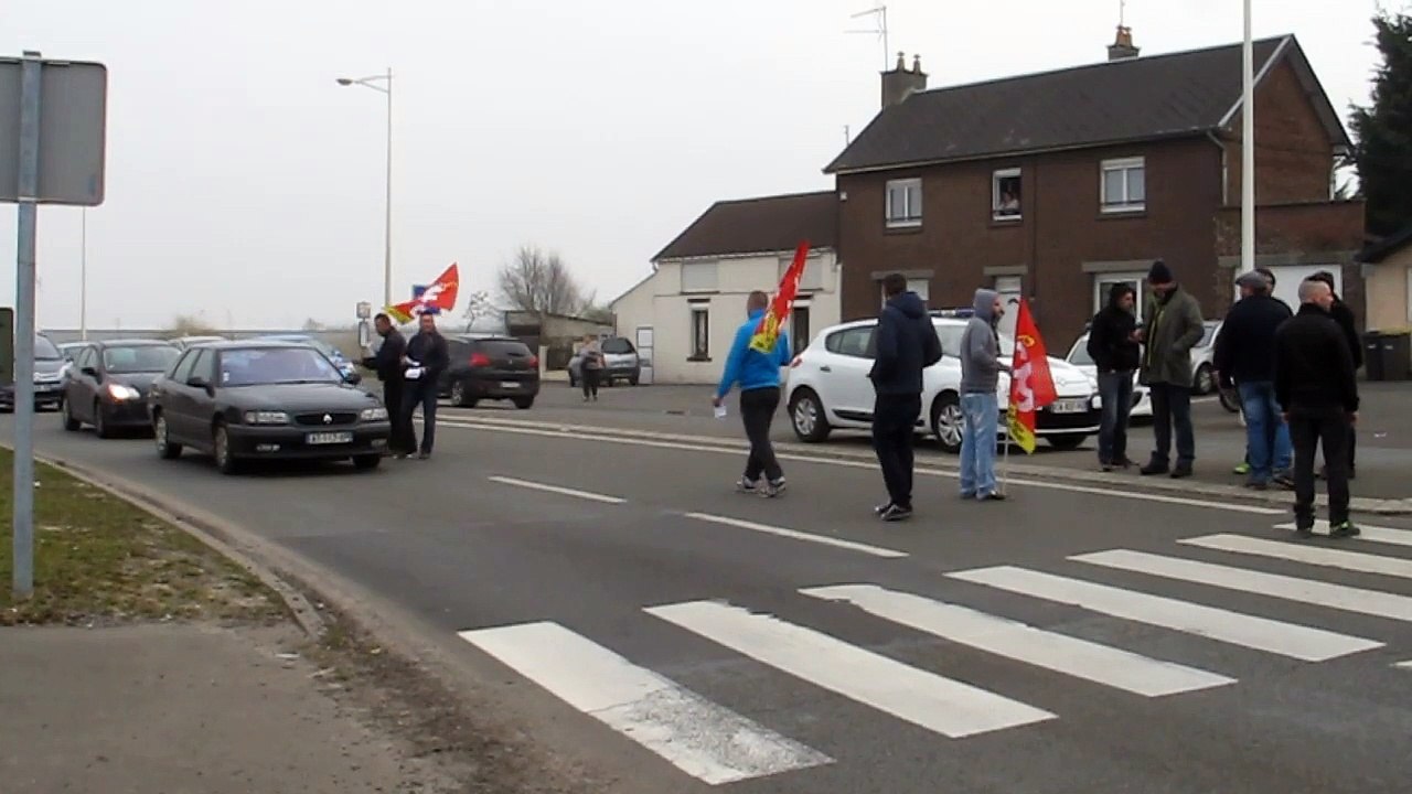 Manifestation des ouvriers de Sambre et Meuse Feignies (3/3)