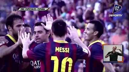 Xavi Hernández: "Lionel Messi lucha contra él mismo porque no tiene rival"