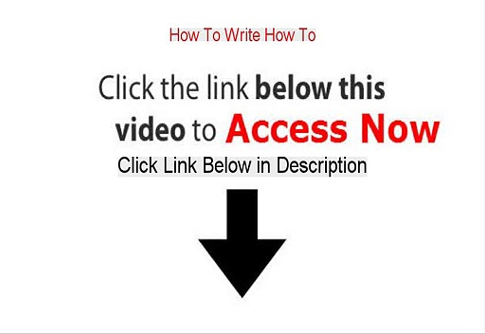 ⁣How To Write How To Free Download - Risk Free Download 2015