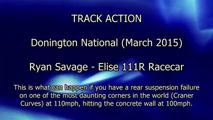 Piloto sobrevive após bater a 160km/h durante corrida