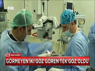86 yaşındaki adamın görmeyen iki gözü Ameliyatla gören tek göz oldu
