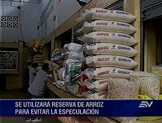 Gobierno niega que haya escasez de arroz