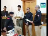 Sepoys slipped while saluting IG Punjab during a ceremony