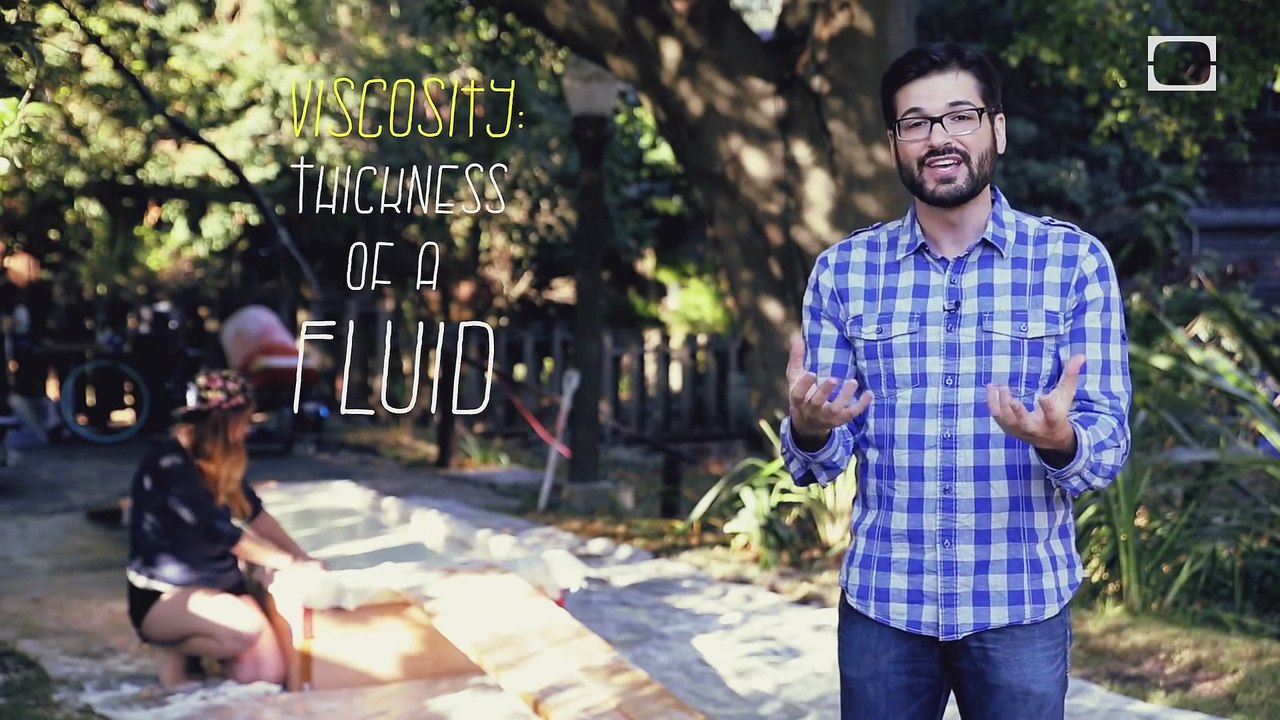 Biking Across a Pool of Cornstarch - Hard Science