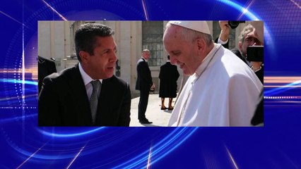 Así fue la visita de Henri Falcón al Papa en el Vaticano