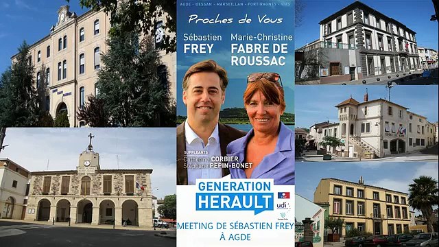 AGDE - 2015 - VIDEO - DERNIER MEETING AGATHOIS de SEBASTIEN FREY et Marie CHRISTINE FABRE de ROUSSAC