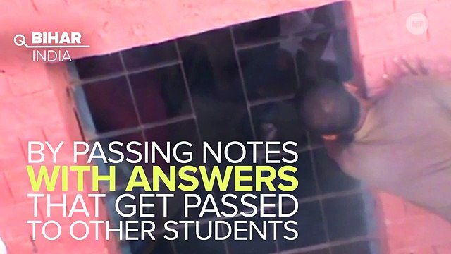 People Are Literally Climbing Buildings To Help Kids Cheat