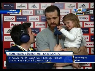 Oğuz & Nil Savaş Röportajı - Fenerbahçe Ülker 98-77 Emporio Armani Milan