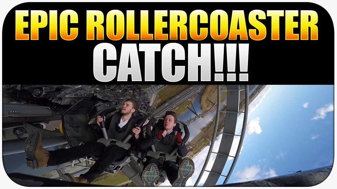 "EPIC CATCH" Whilst On A RollerCoaster | I Nearly Messed Up | YouTuber Thorpe Park Trip - Screamride