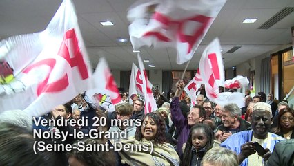 Meeting à Noisy le Grand en présence de Jean-Christophe Cambadélis le 20 mars 2015