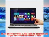 Toshiba Satellite P50BBT2G22 156 Full HD 1920x1080 Touchscreen Premium Edition Notebook PC Intel Core i74710HQ Quad Core