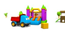Kids 3D Construction Cartoons for Children 6 - Leos COLOR BLOCKS! (мультфильмы про машинки)