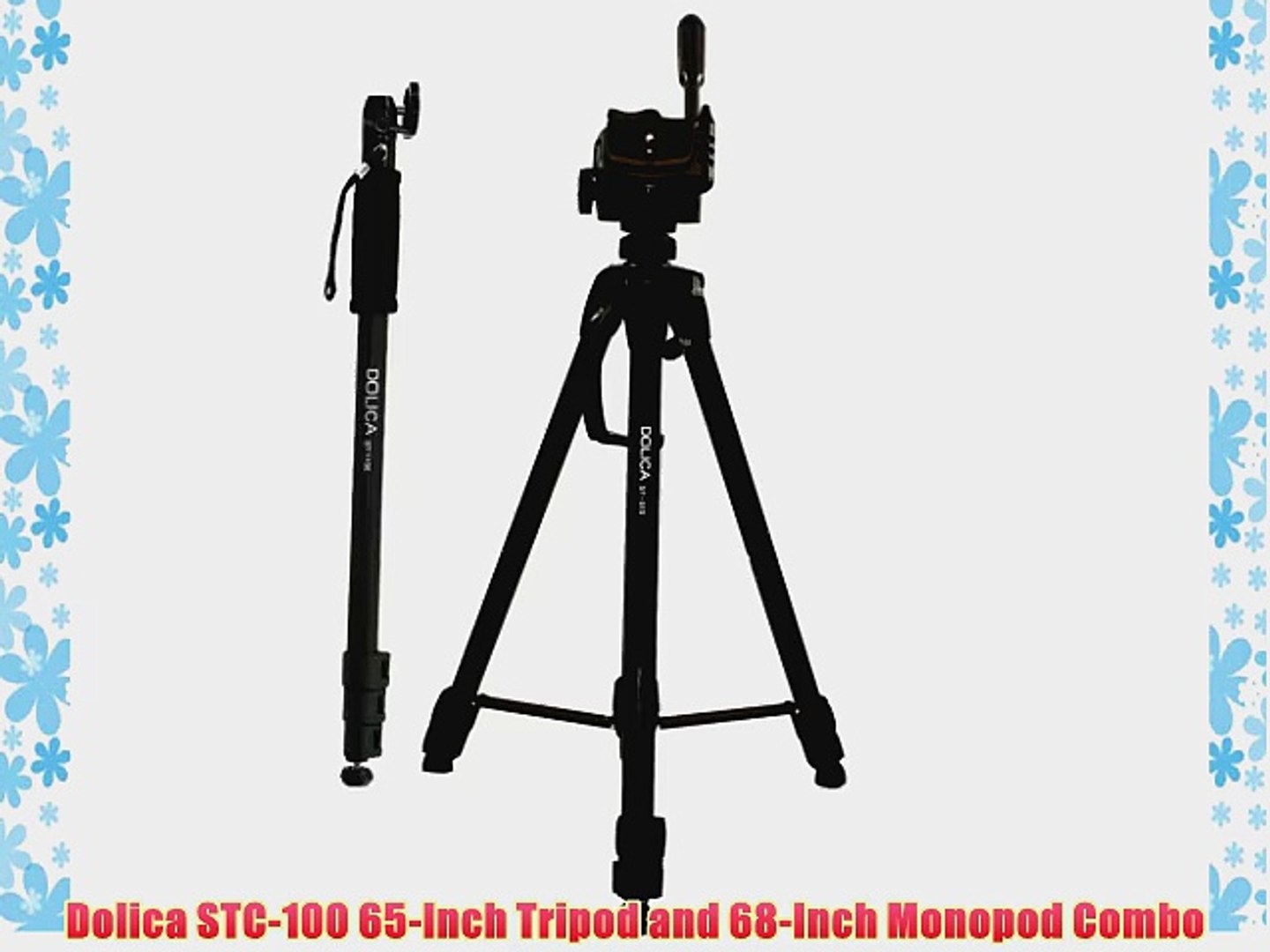 Dolica STC-100 65-Inch Tripod and 68-Inch Monopod Combo - video Dailymotion