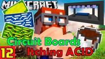 Circuit Boards & Itching Acid Nik Nikam's EPIC Minecraft Modded Survival Ep 12