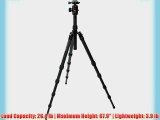 Oben CT-3581 Pro Carbon Fiber Compact Travel Tripod With BE-126T Ball Head