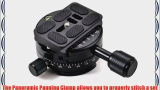 Emgreat? Panoramic Panorama Panning Base Head Tripod Clam   QR Plate for Camera Tripod