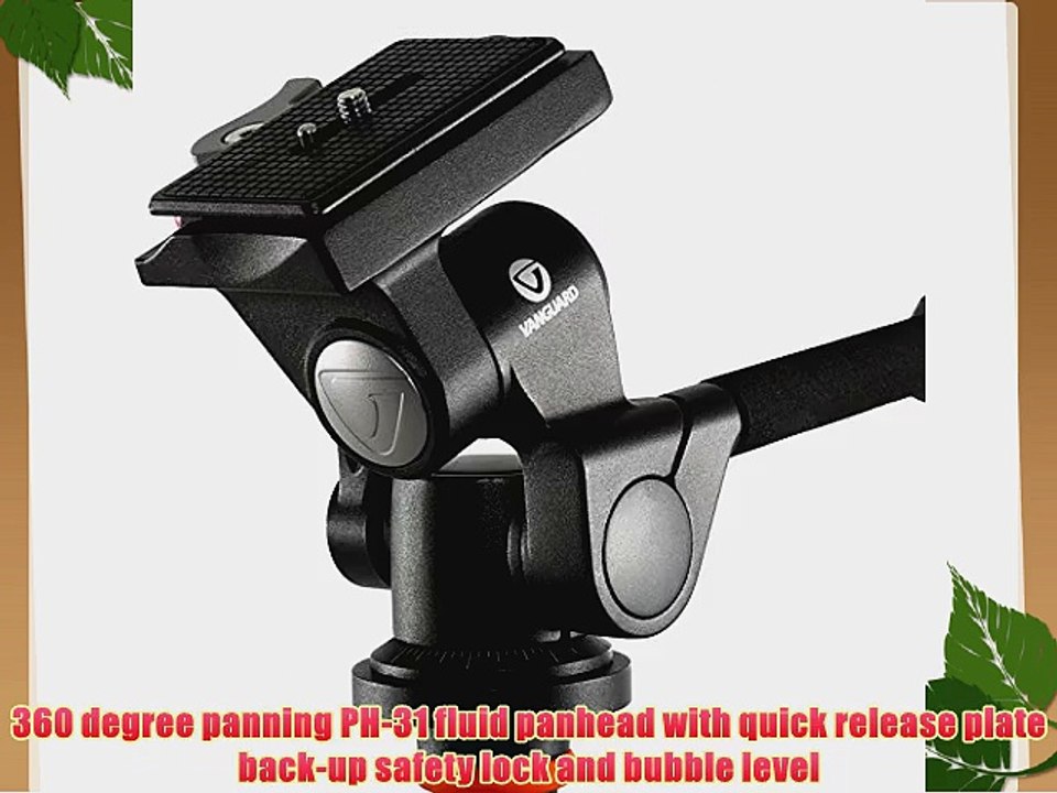 Vanguard Alta 264AO Aluminum Alloy Tripod with 2-Way Magnesium Alloy Pan Head