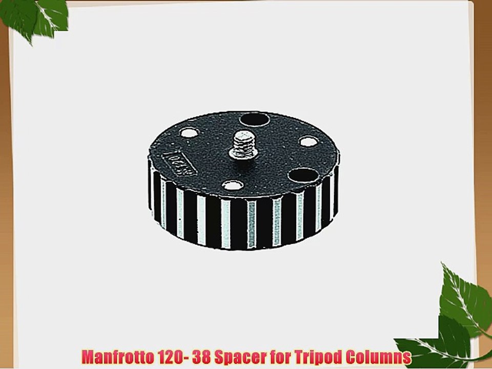 Manfrotto 120- 38 Spacer for Tripod Columns