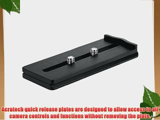 Acratech 4 Long Arca Type Quick Release Plate for Lenses.