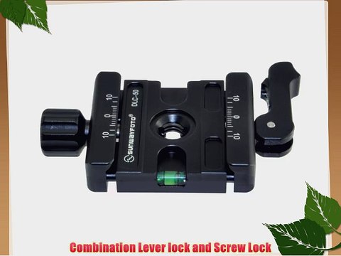 SUNWAYFOTO 50mm Duo-Lever Clamp for Tripod Head Arca Compatible DLC-50 Sunway