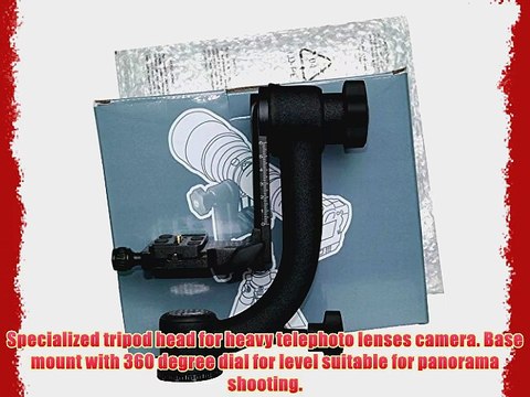 BEIKE BK-45 360 Degree Gimbal Tripod Head for Camera Telephoto Lens With Quick Release Plate