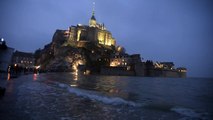 Le Mont-Saint-Michel s'est illuminé