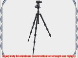 Opteka FTR56 54-inch 8x Heavy Duty BA Aluminum Tripod with TH55 Magnesium Alloy Quick Release