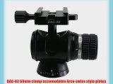 Desmond DBH-DAC2 Ball Head Arca-Swiss Compatible 60mm DAC-02 /Tripod Head with Independent