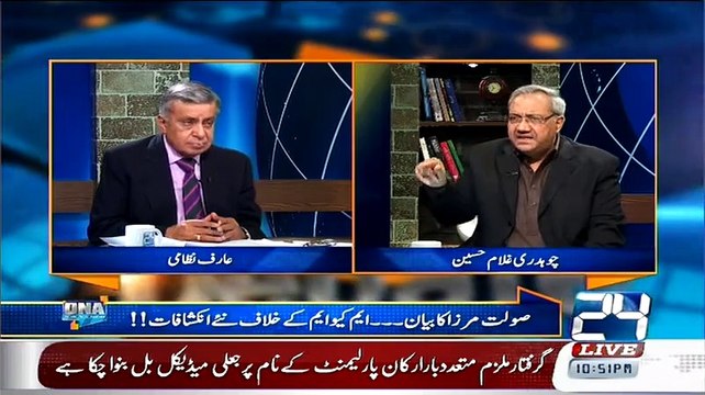 Chaudhry Ghulam Hussain Blast On Ishrat ul Ibad and Sharjeel Memon