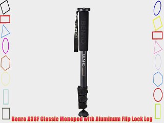 Benro A38F Classic Monopod with Aluminum Flip Lock Leg