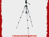 DigiPower TP-TR62 62-Inch Digital Camera D-SLR and Camcorder Tripod
