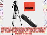 Lightweight 57-inch Camera Tripod for Panasonic Lumix DMC-LF1 DMC-LX7 DMC-LZ30 DMC-FZ60 DMC-FZ100