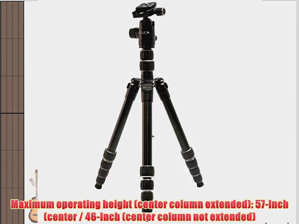Dolica TX570B150SL Ultra Compact Tripod with Professional Ball Head (Black)