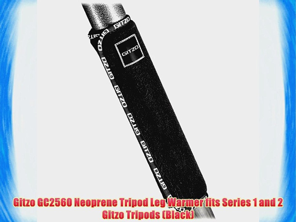 Gitzo GC2560 Neoprene Tripod Leg Warmer fits Series 1 and 2 Gitzo Tripods (Black)