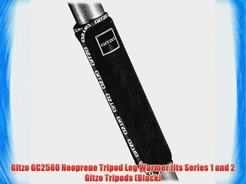 Gitzo GC2560 Neoprene Tripod Leg Warmer fits Series 1 and 2 Gitzo Tripods (Black)