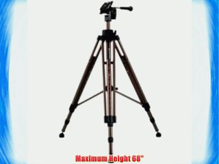 Smith Victor Propod PRO-3 Medium Tripod with 2-Way Fluid Head (Supports 20 lbs Maximum Height