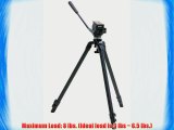 Slik DV Travel Pro Tripod with Head (Supports up to 8 lbs)