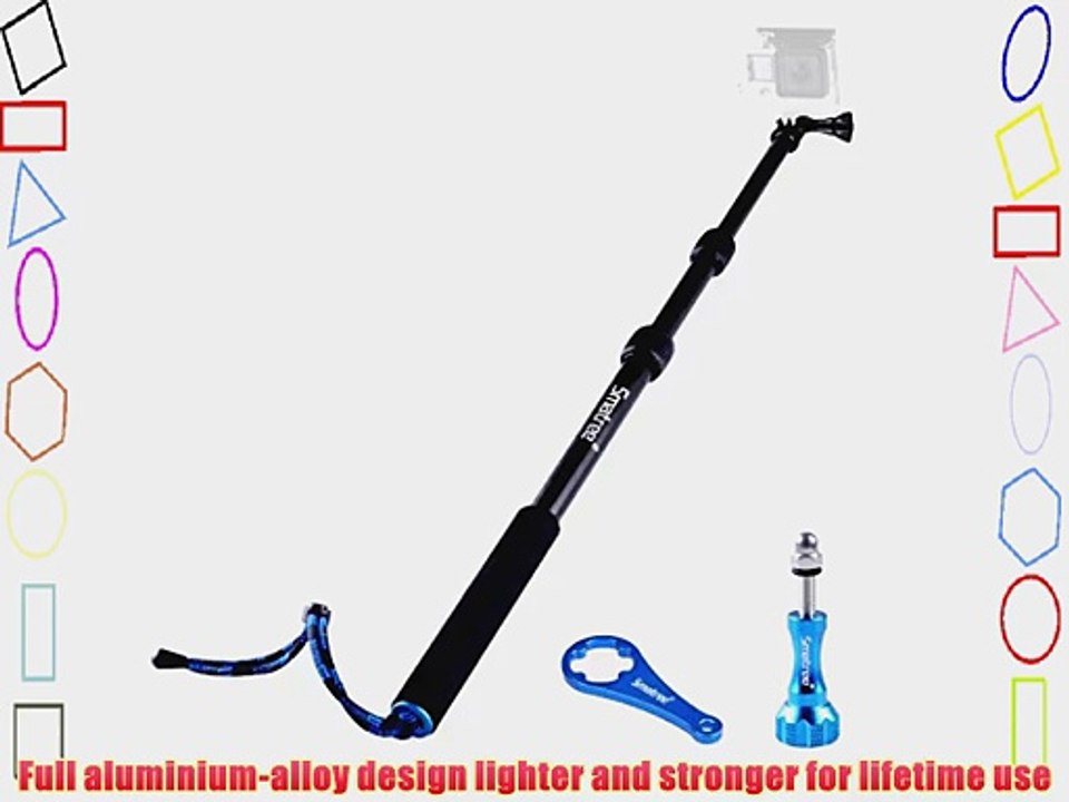 Smatree? SmaPole S1 All-aluminum alloy 16-40 GoPro Handheld Pole integrated with aluminium