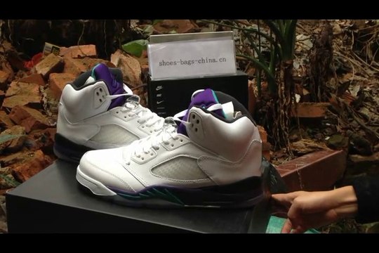 Wholesale Authentic Air Jordan 5 “Grape” From kicksgrid1.ru
