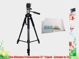 72 Photo / Video Tripod Includes Deluxe Tripod Carrying Case