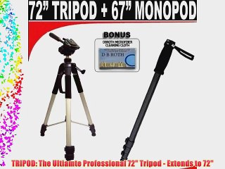 Professional PRO 72 Super Strong Tripod With Deluxe Soft Carrying Case   67 Digital Pro Photo