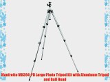Manfrotto MK394-PD Large Photo Tripod Kit with Aluminum Tripod and Ball Head