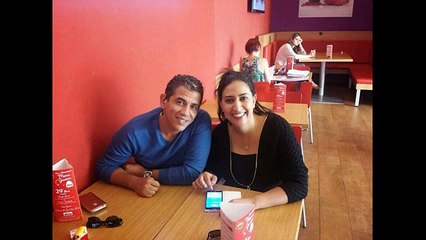 بالصور _ أجمل اللحظات الرومانسية لدنيا بوطازوت و زوجها وديع برادة