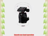 ePhoto Professional Camera Tripod Grip Action Ball Head with quick release plates by ePhotoINC