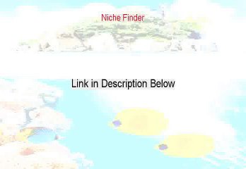 Niche Finder PDF Free - niche finder software free 2015