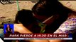 Video muestra impactante momento en que padre pierde a su hijo en el mar - CHV Noticias