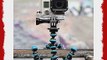 Gorillapod Flexible Tripod (Lime Green) For Action Cameras and a Bonus GoPro Mount Adapter